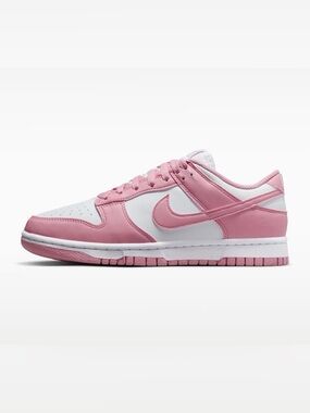 Nike Women’s Pink and White Low-Top Sneakers